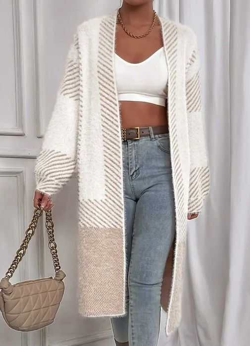 ХЛ разкошна дълга и много мека жилетка