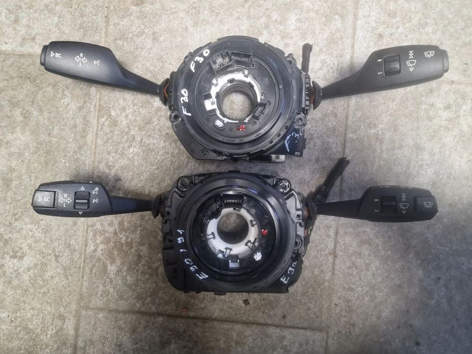 Volan piele cu comenzi,ansamblu manete semnalizarea Bmw seria 3 F30,E9