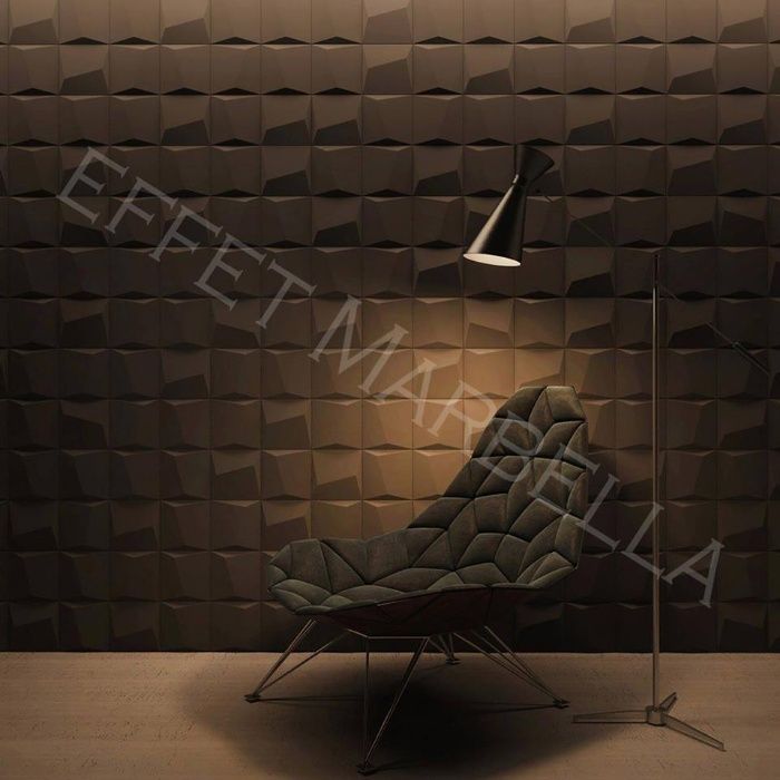 Декоративни 3D панели - 3д гипсови панели, облицовки за стени 0129