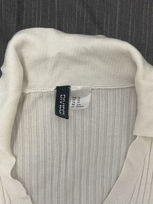Bluza alba cu guler
