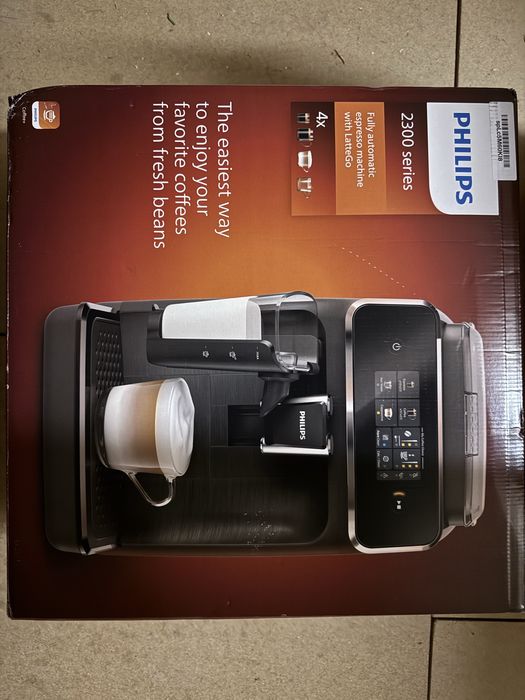 Philips seria 2300 EP2330/10, LatteGO, 4 tipuri bauturi.