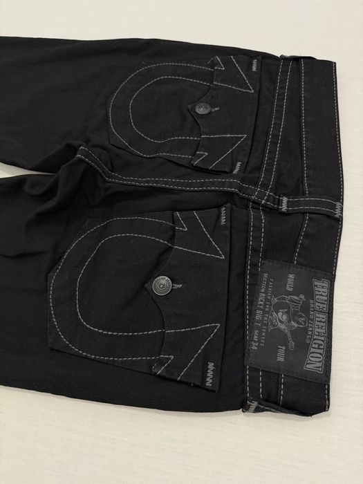 Blugi TRUE RELIGION (34 L barbat) Made in USA jeans pantaloni Ricky Big T straight