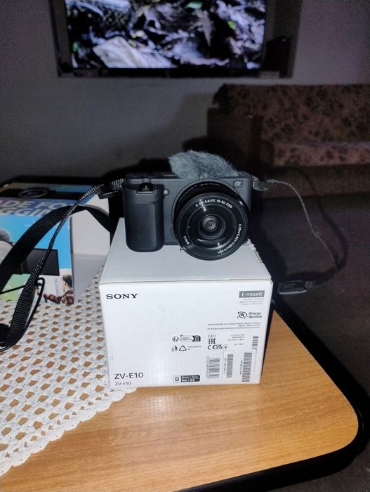 Sony Zv-E10 cu sau fara obiectiv