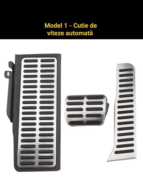 Set pedale sport inox - VW (Golf, Passat, etc) - SKODA (Octavia, etc)