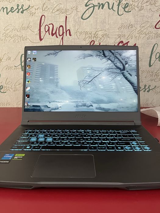 ноутбук игровой msi thin 15b12uc