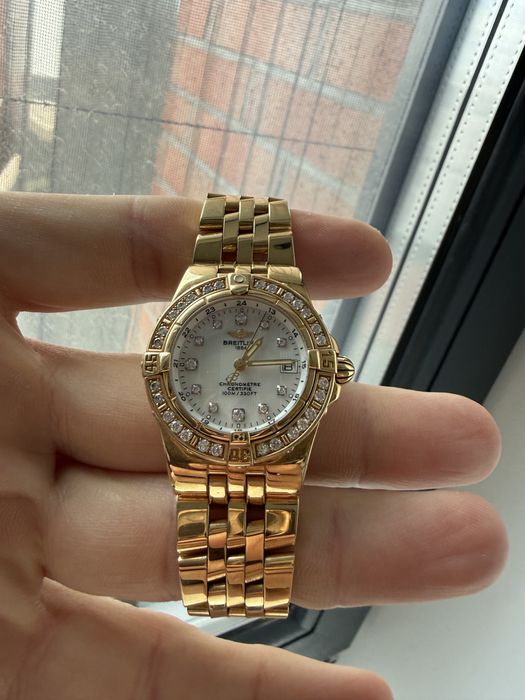 Breitling Lady Fulll Gold Diamonds