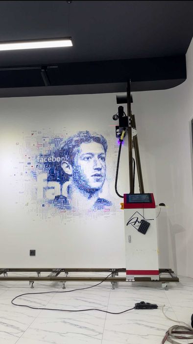 Devorga rasm chizish/Robot rassom/3D rasm/Роспись на стен/уф печать