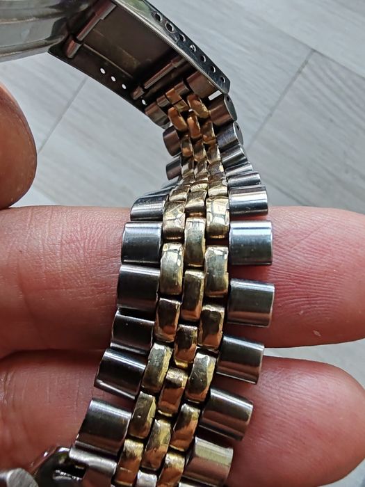 Bratara Rolex Jubilee Aur-oțel, 18 grame Aur de 14k