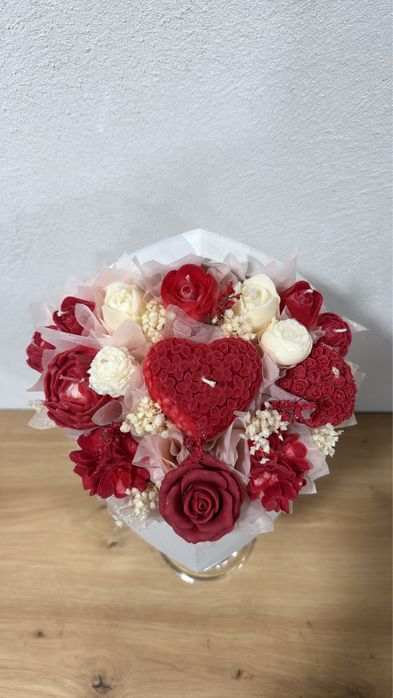 Букет-соеви свещи ,8ми март