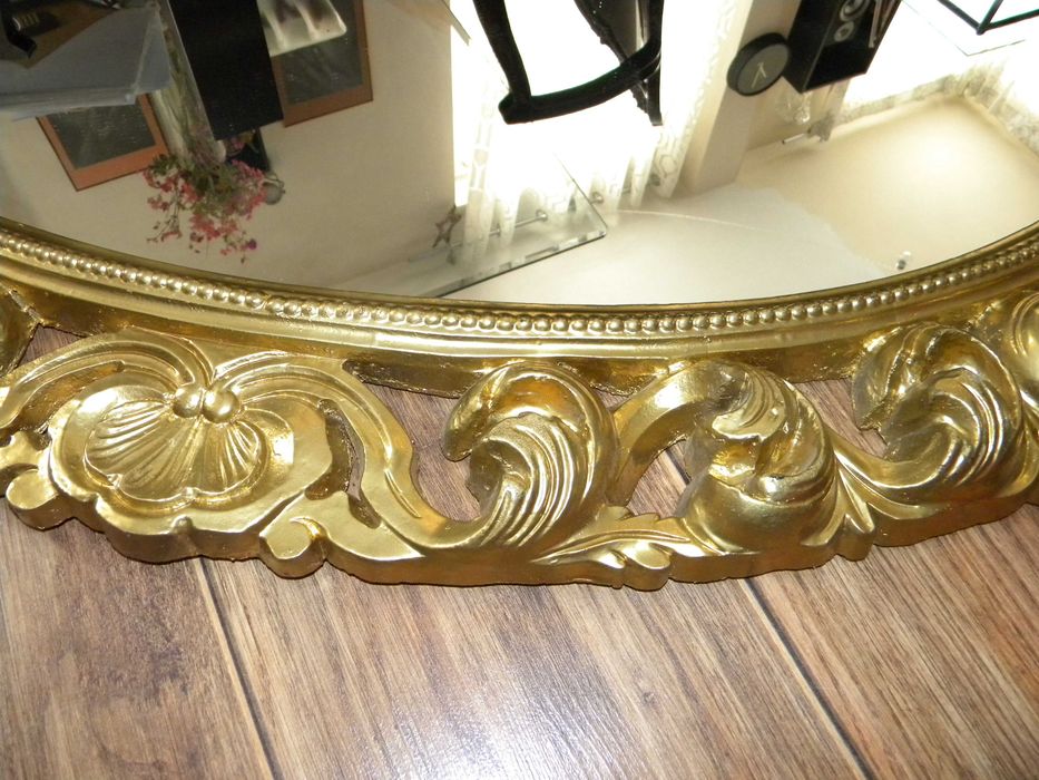 Разкошно Голямо Бароково Огледало Gold