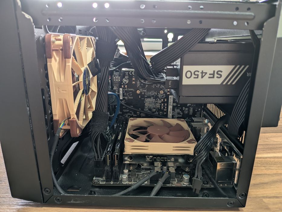 PC Gaming ITX i7 6700 GTX 1050 Ti Noctua Corsair SF450 SSD