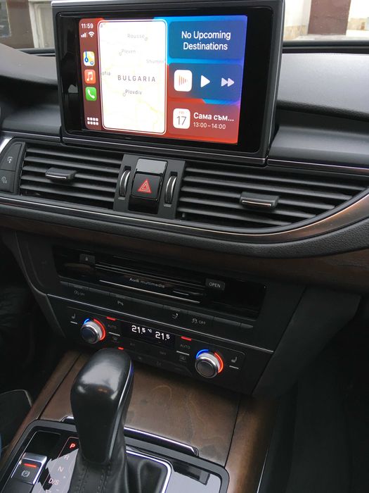 Audi Mmi 3g ДОБАВЯНЕ Android Auto Apple CarPlay Монтаж YouTube TV Vim