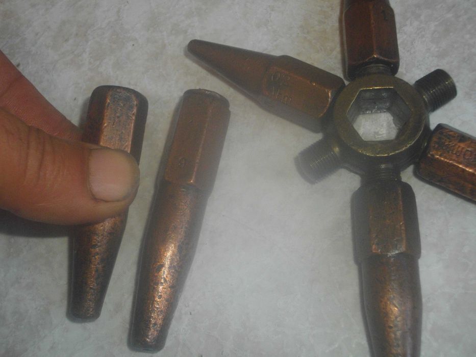 6 бр. Контакт Дюза/Газови:Отоплител Печка/Горелка/Маркуч/Вентил 50mbar