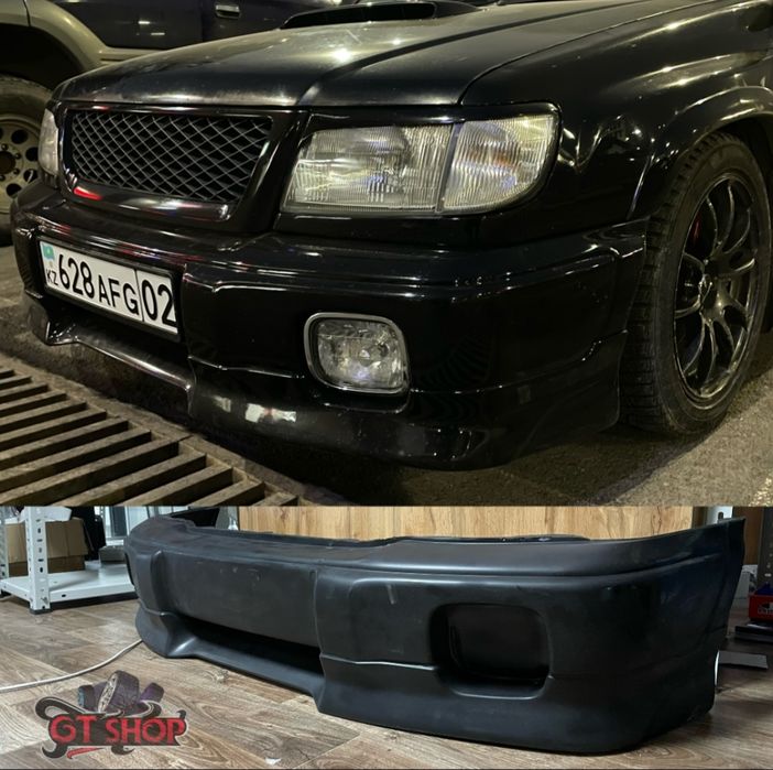 Бампер пороги  сполер на Subaru Forester SF STI