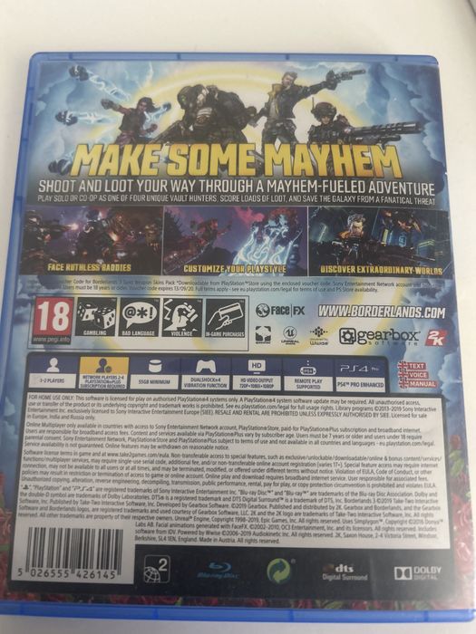 Borderlands3 на ps 4