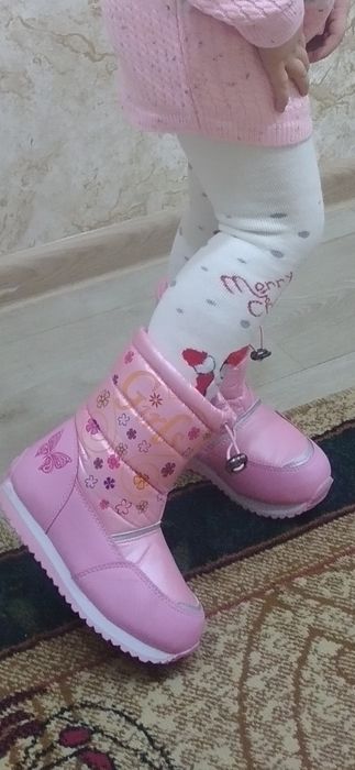 Утеплённые сапожки