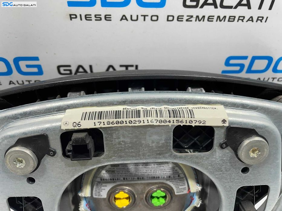 Airbag Volan in 3 Spite Mercedes Clasa C Class W203 2001 - 2007 Cod 17186001029 A17186001029 [L3982]