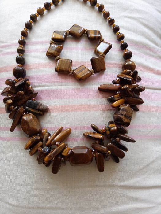 Продам Калье Тигровый глаз,( новое)