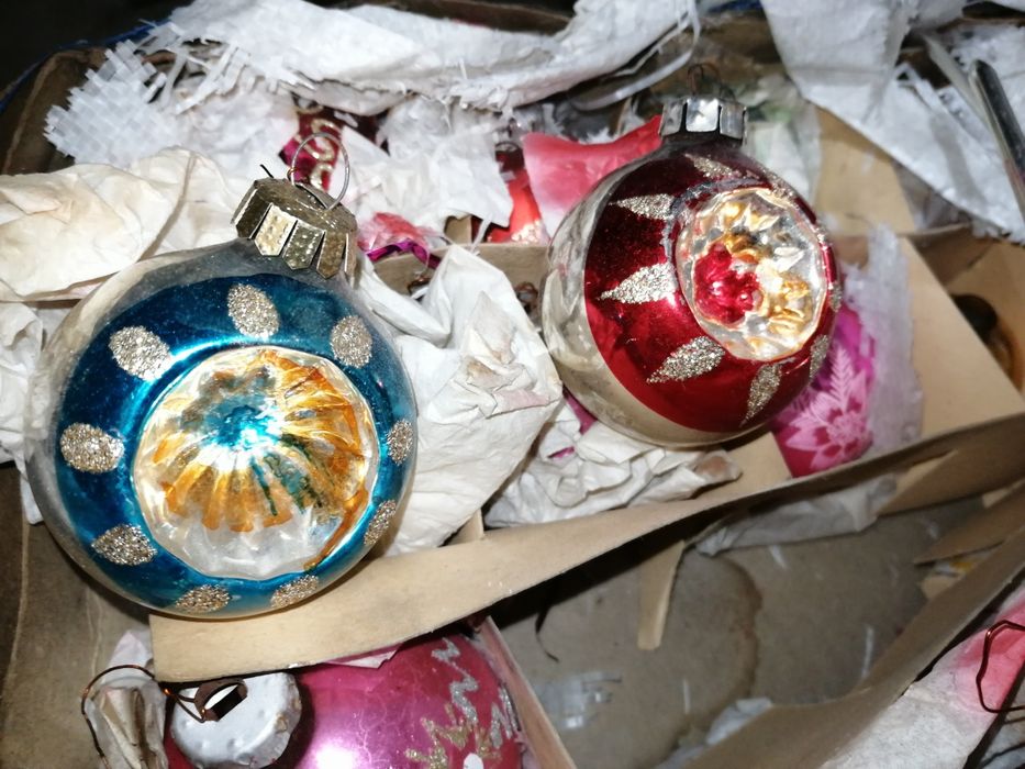Новогодние ёлочные игрушки ГДР (СССР).