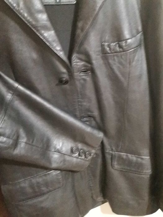 Мъжки сака естествена кожа