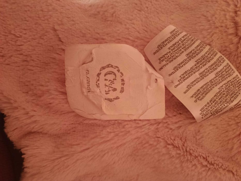 Vesta dama C&A cu gluga blana naturala Nr 34