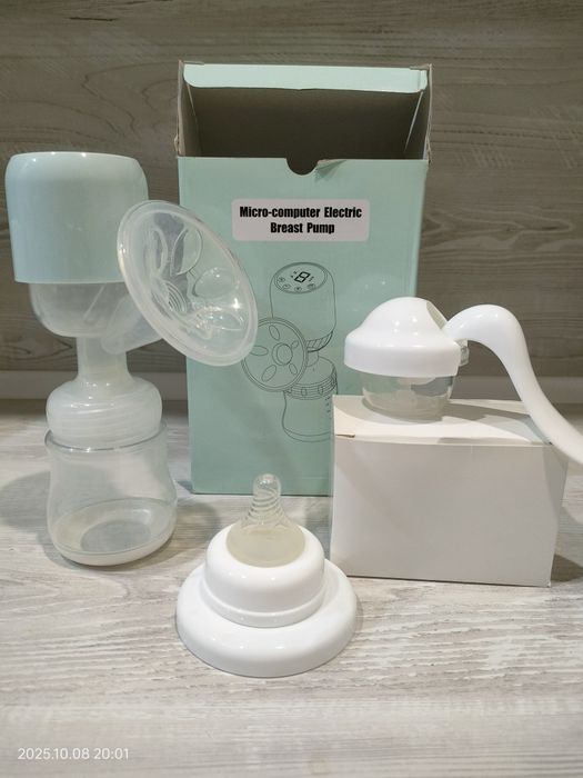Молокоотсос 2 в 1 электрический и ручной