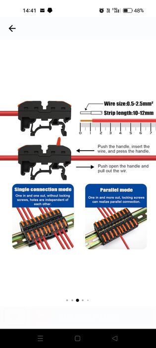 Set conectori cabluri electrice 20 piese