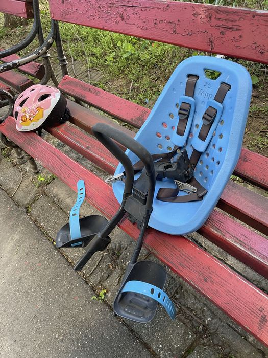 Scaun bicileta copii montaj pe ghidon