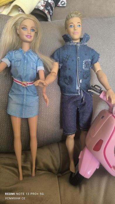 Бярби и Кен на мотор