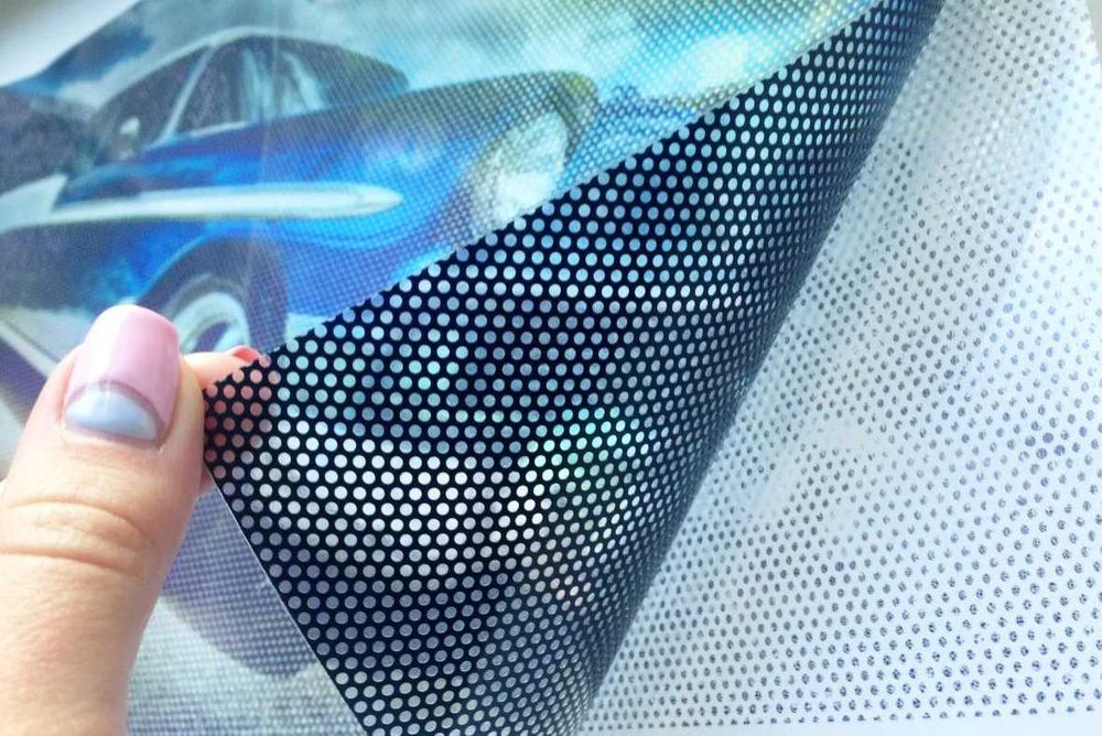 Принтиране на Автомобилно перфо фолио за Всеки Автомобил