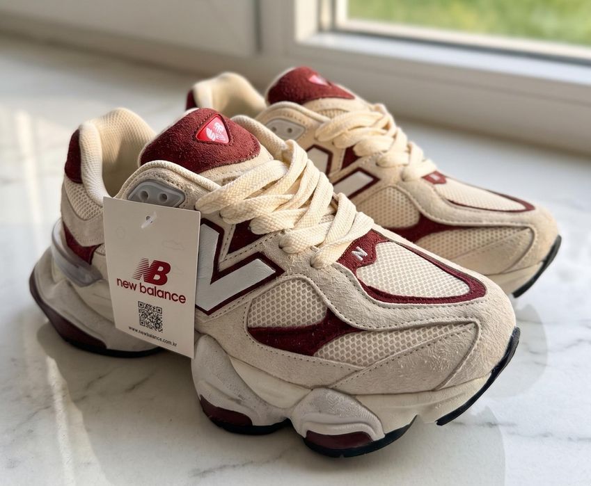 Adidasi New Balance 9060 Crem Visiniu