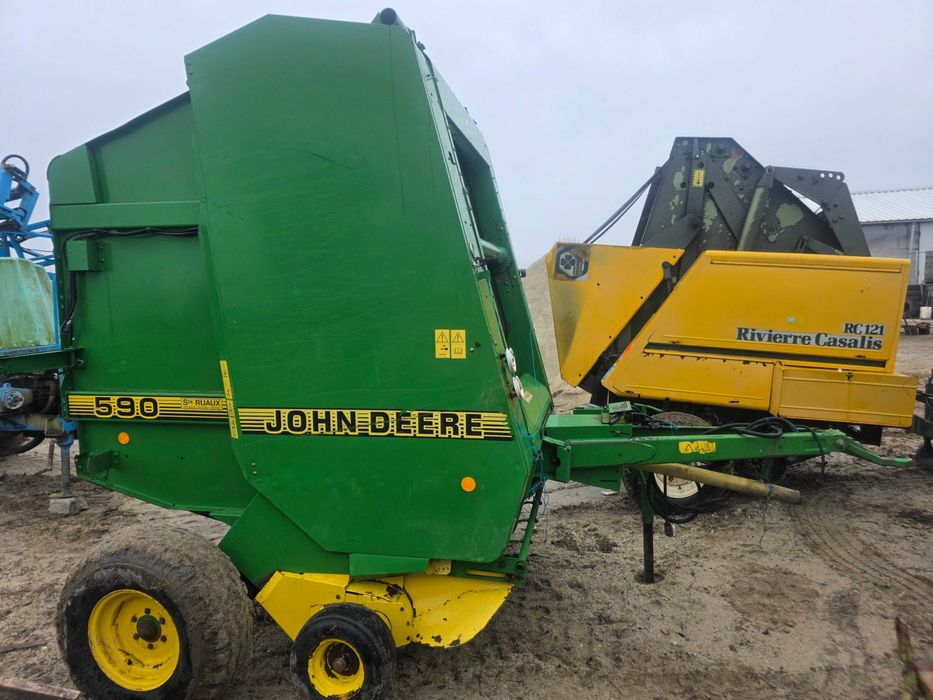 Presa de balotat John Deere, Rivierre Casalis, Massey Ferguson