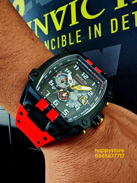 INVICTA S1 Rally Diablo Red 48-68 mm, Инвикта нов ръчен часовник