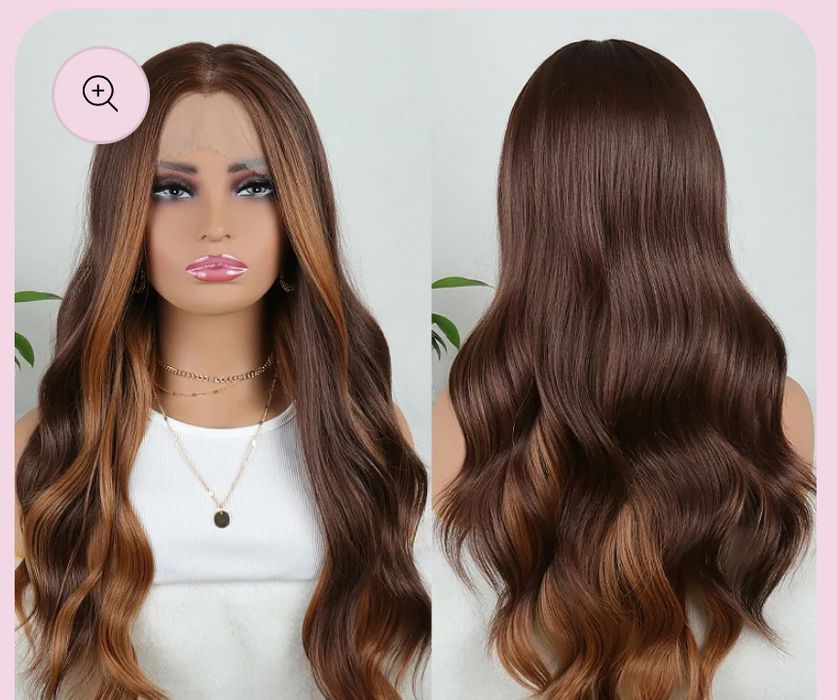 Peruca  aspect natural