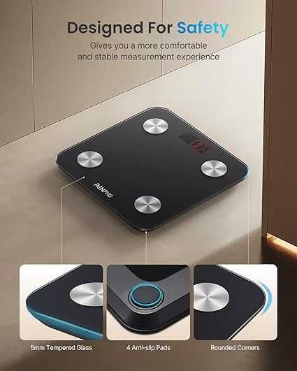 Дигитална везна за анализ Renpho Body 180 Kg/400 Lbs ES-26BB-B