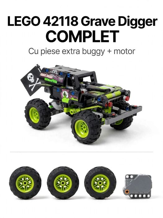 Jeep LEGO 42118 Grave Digger Monster Jam