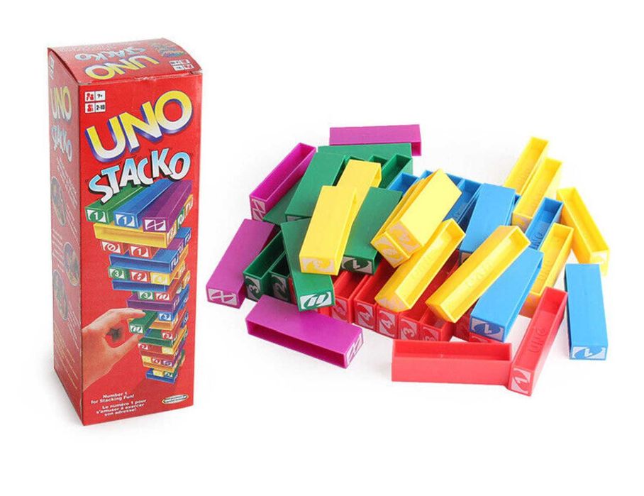 MINI JENGA UNO STACKO | Блокчета УНО за строене. Eдна невероятна игра