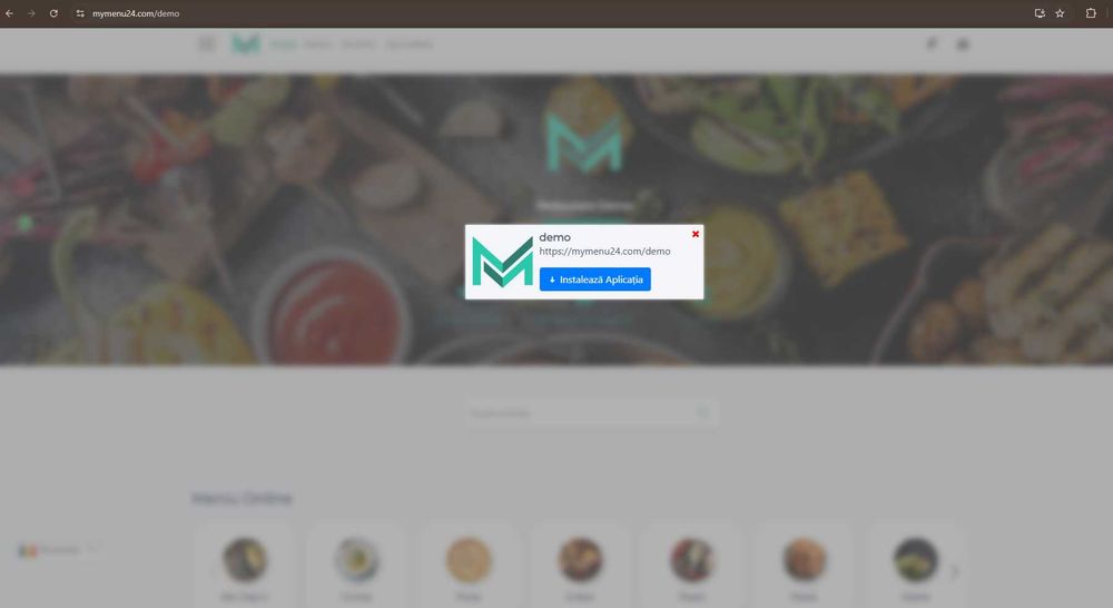 Business la cheie: Platformă tip Glovo/Tazz + QR Menu restaurante