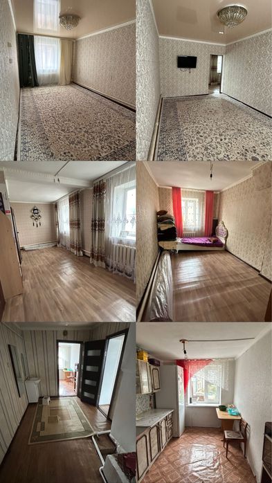 Зачаганскта 3 бөлмелі жер үй жалға беріледі