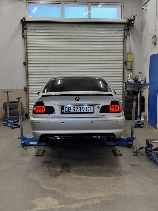 Лед стопове е46 купе с черно защитно фолио 5г.