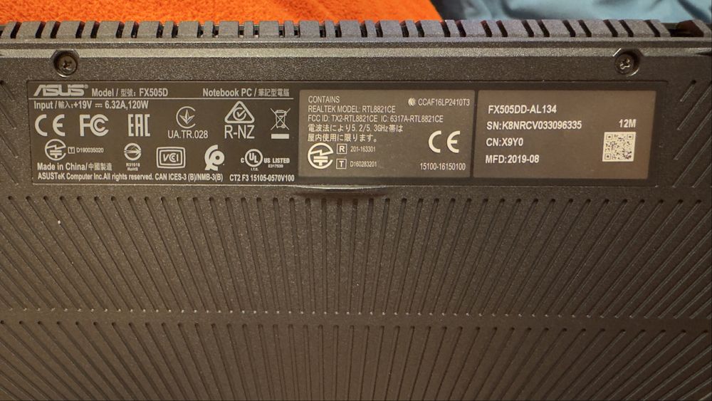 Игровой ноутбук asus tuf gaming