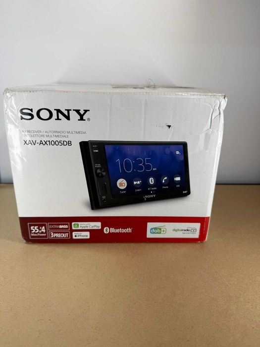 Player auto Sony XAV-AX1005DB 6.2 inch Apple CarPlay DAB Receiver