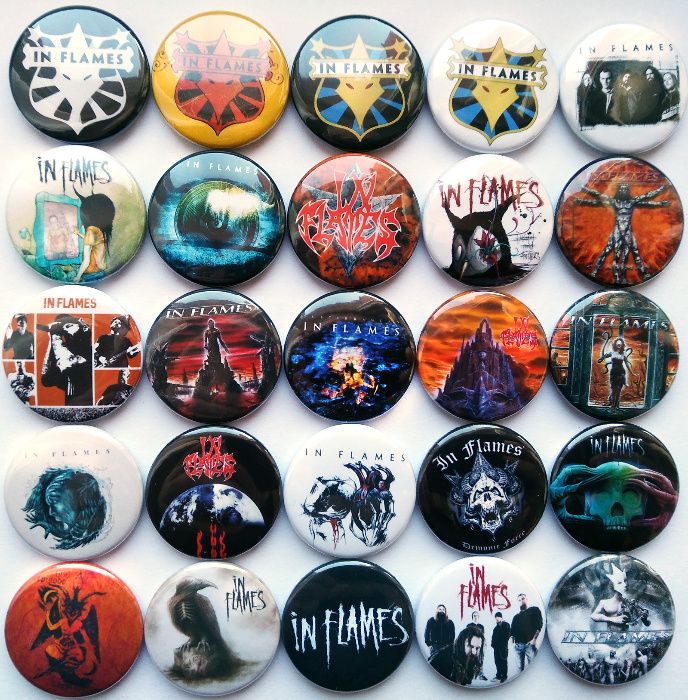 Значки на Depeche Mode Sex Pistols Led Zeppelin Saxon, др 25бр за 25лв