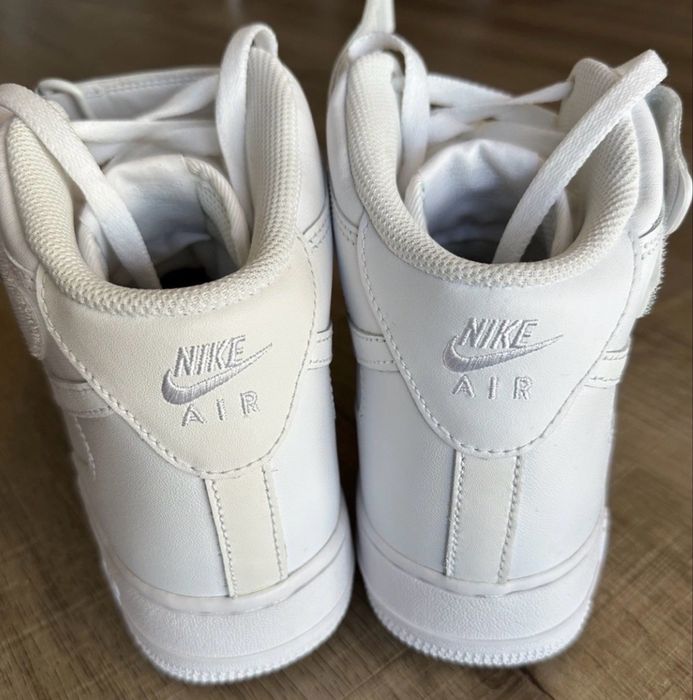 Nike Air Force 1 Mid Triple White Adidasi Sneakers - SALES