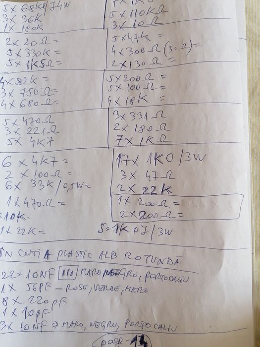 Rezistente, condensatoare,