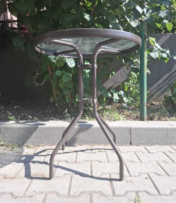 Set Mobilier Masa+2 Scaune Terasa/Gradina Maro JGX-600H
