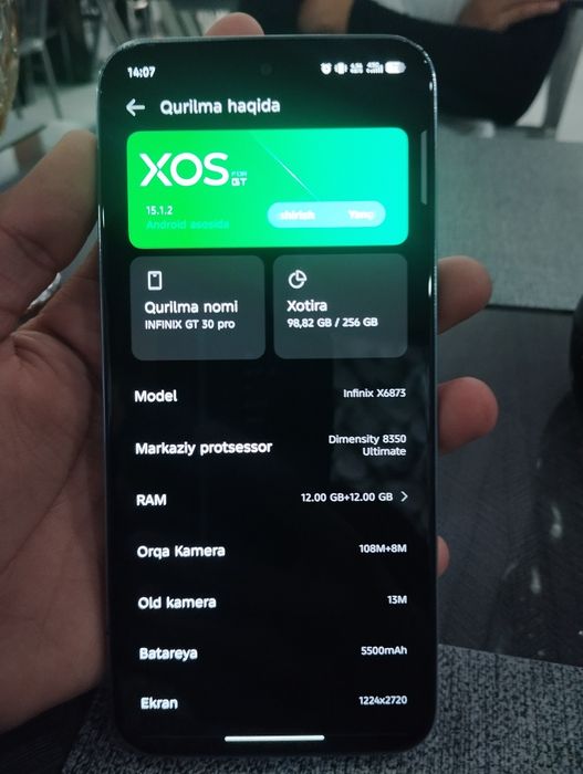 Infiniks GT 30 pro