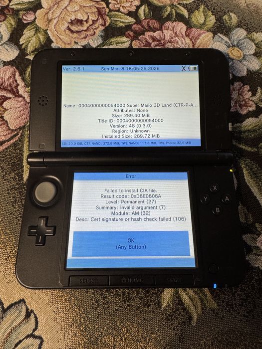 Nintendo 3ds XL Roșu