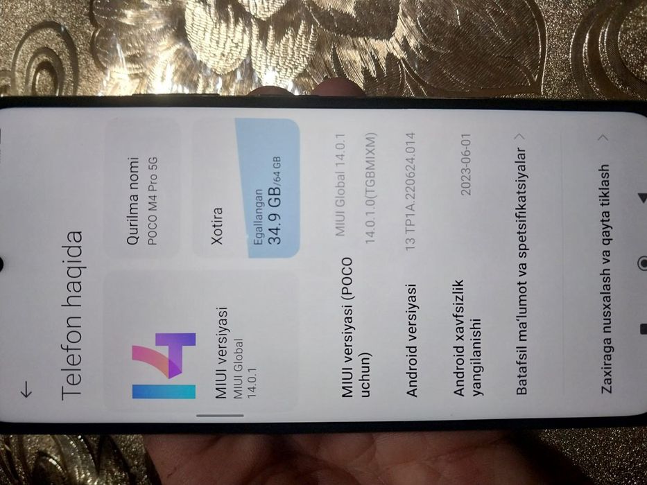 Poco m4 pro 5g Samarqand Jomboy