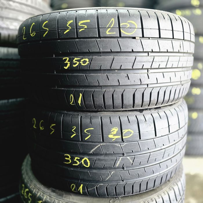 2x 265/35/20 VARA PIRELLI  2021 Stare excelentă